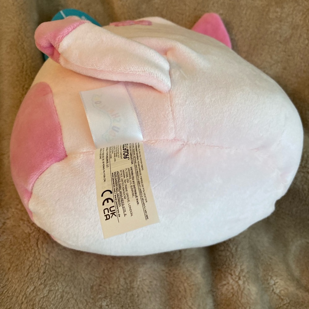 8” Roseanne Squishmallow Pink Sakura Flower Cat - Picture 6 of 6